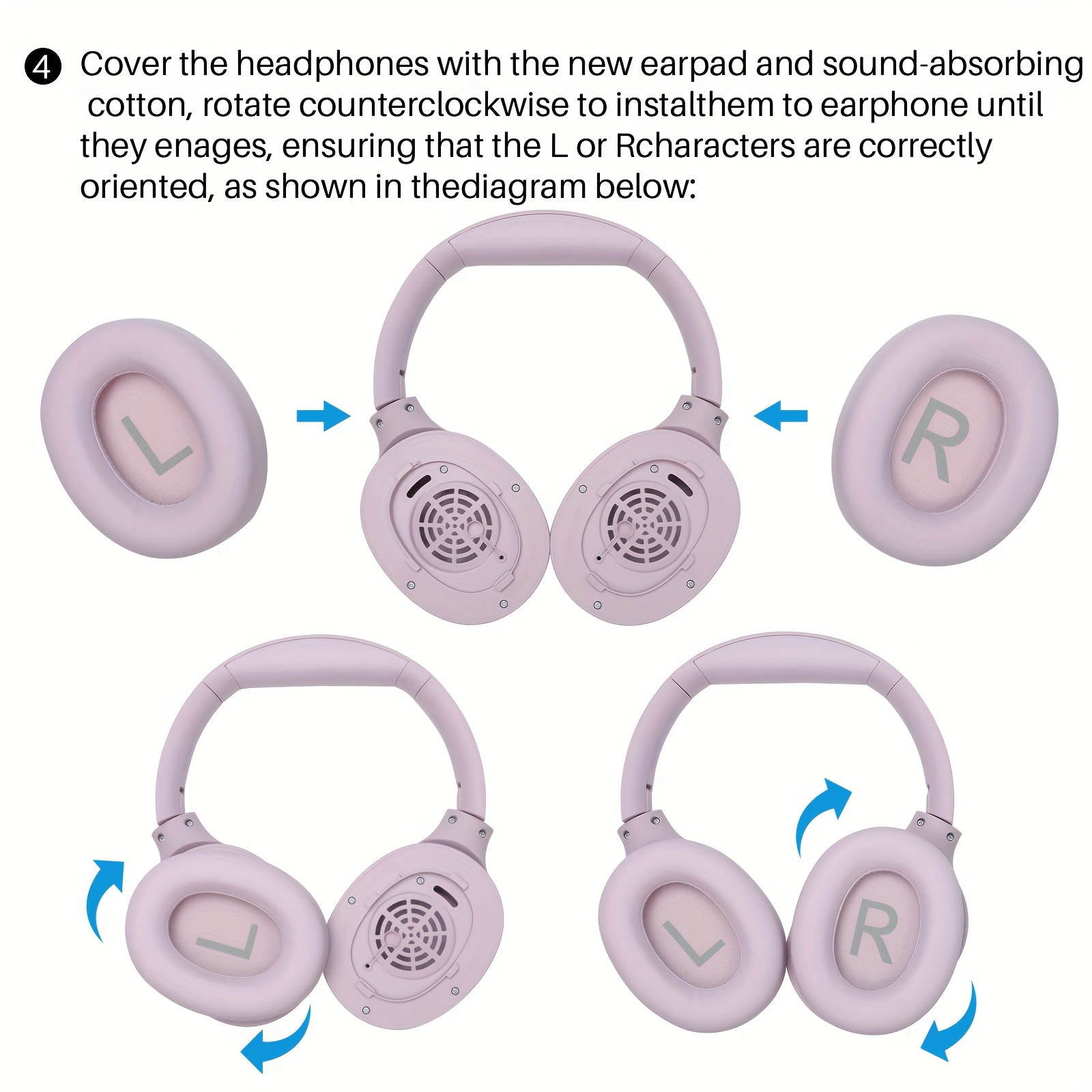 for headphones headphone cover headphone cushion the same as the original headphone cushion details 3