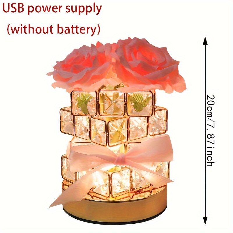 usb desk lamp led artistic nightlight for bedroom living room decor perfect gift on holidays birthdays batteries not included details 2