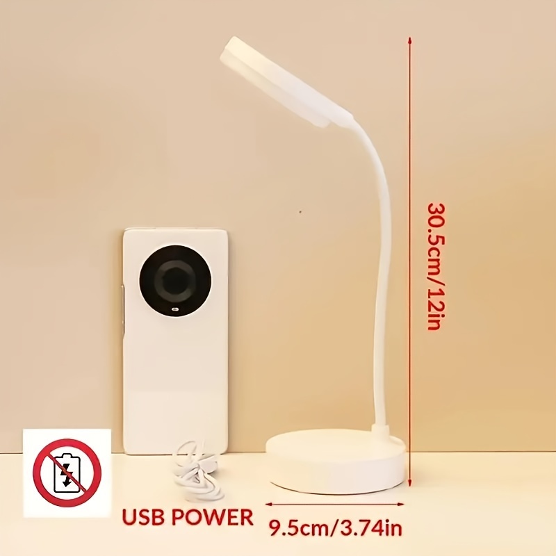 touch controlled led desk lamp with usb charging port 3 adjustable levels sleek details 5