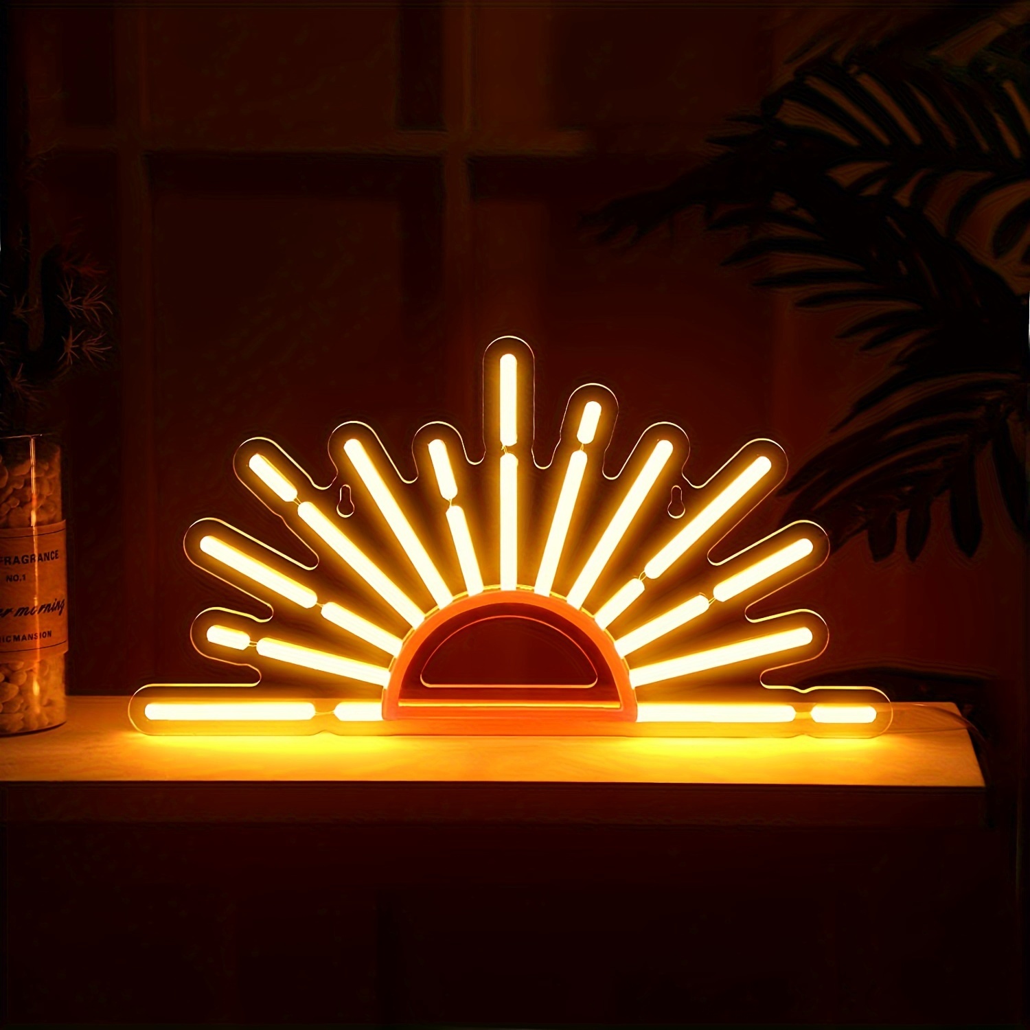 sunrise sunset led neon lamp art neon lamp bedroom prop light details 0