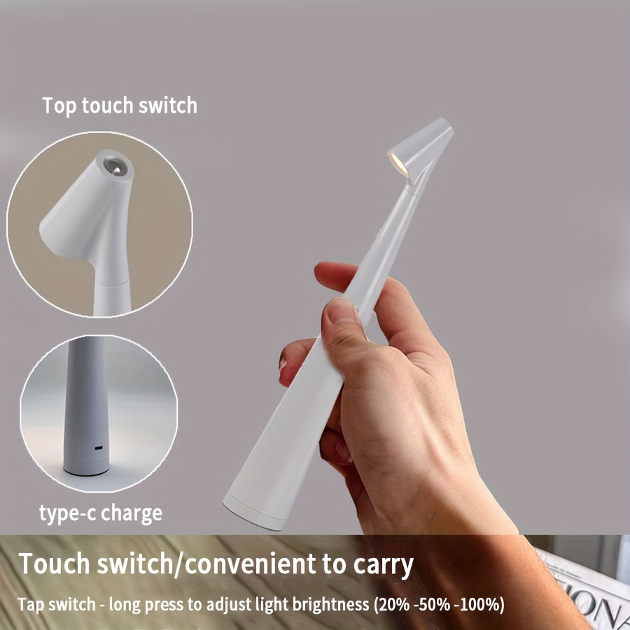new lamp designer night lamp table lamp instagram luxury high foot portable charging decoration table lamp bedroom details 4