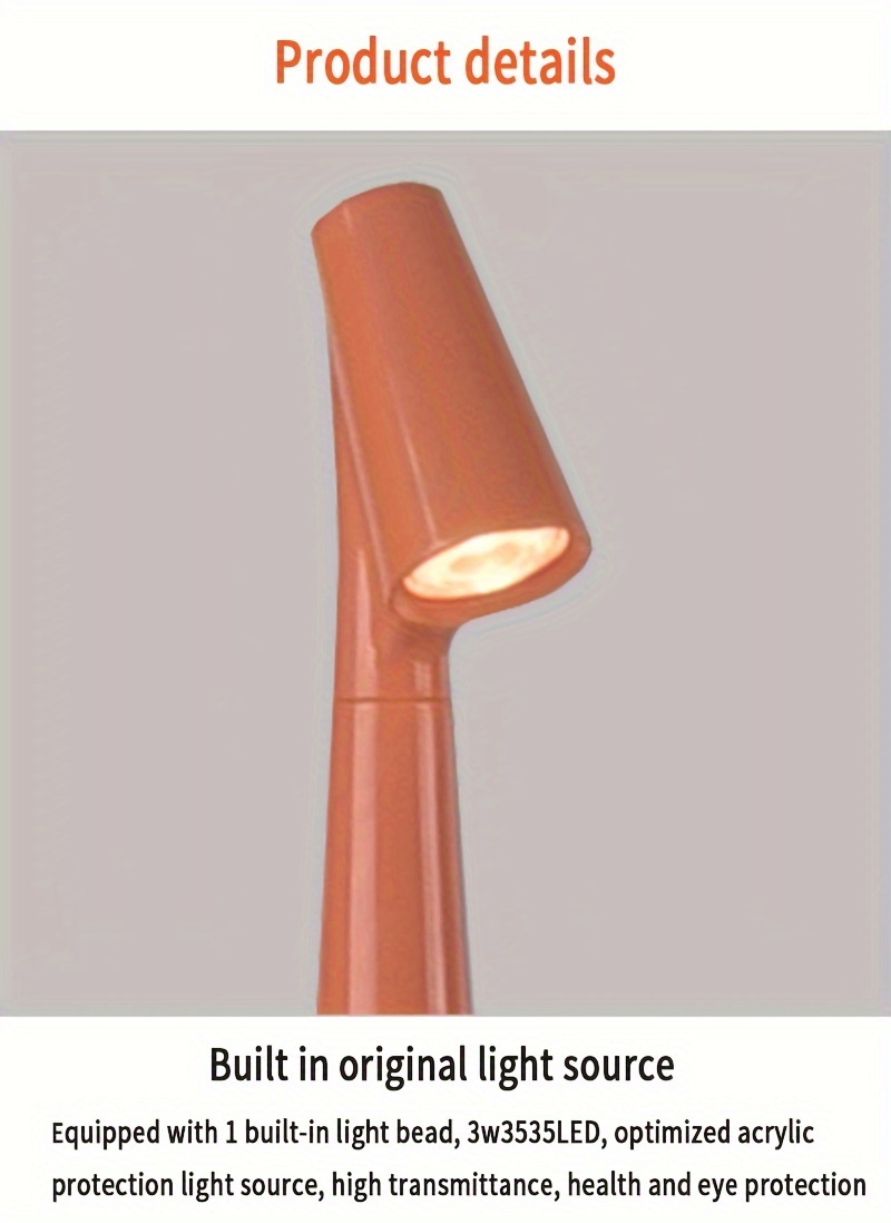 new lamp designer night lamp table lamp instagram luxury high foot portable charging decoration table lamp bedroom details 9