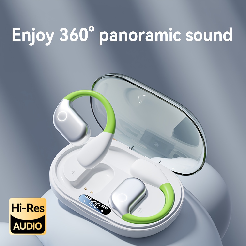 1pc wireless music sports hanging ear headphones with microphone long suitable for running sports listening to music games lovers use for iphone and android details 8