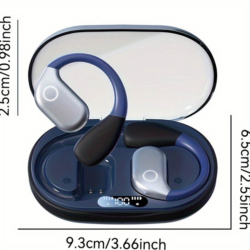 wireless music earbuds long bass sound running and fitness details 0