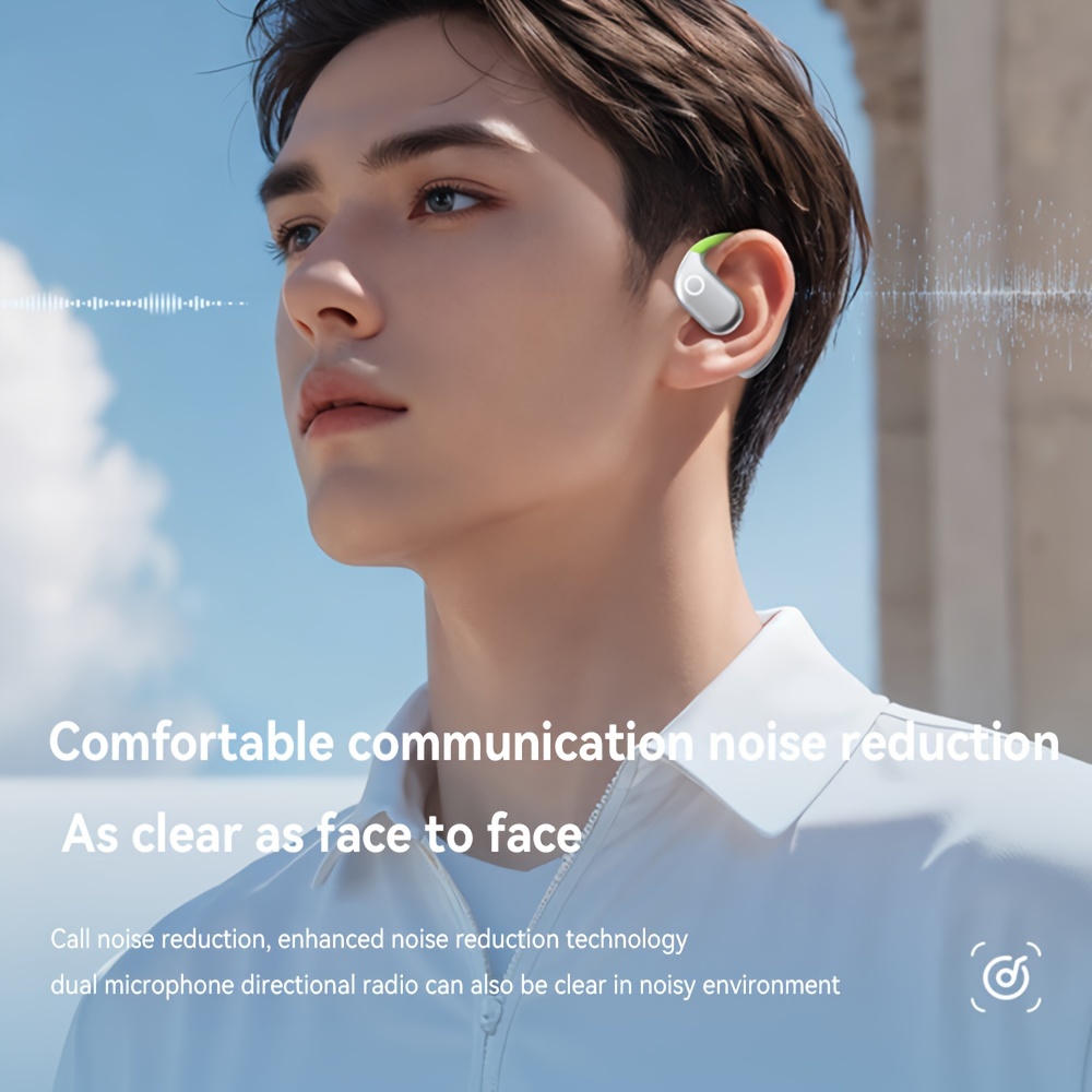 wireless music earbuds long bass sound running and fitness details 5