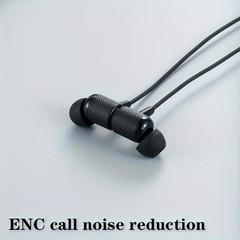 neckband sports earphones with standby enc call magnetic absorption suitable for and driving details 3