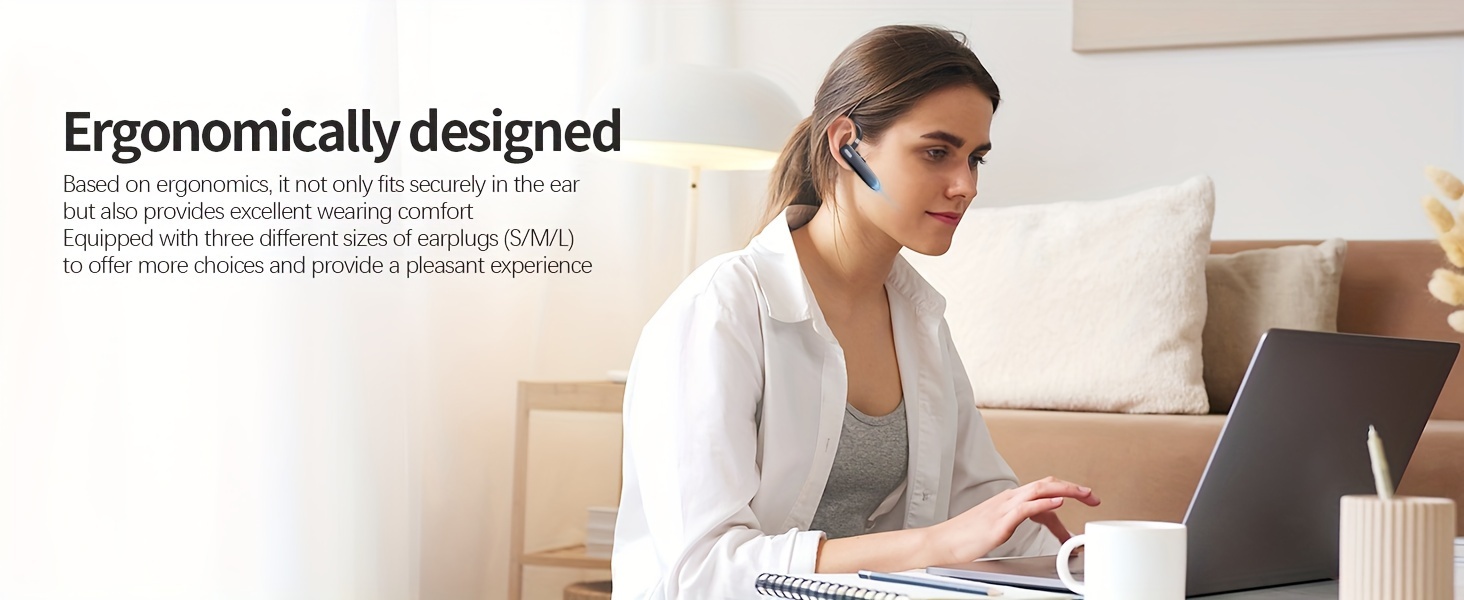 the 530 wireless earbuds 40 hours of and earbuds with led are suitable for trucker gaming work driving and outdoor sports details 8
