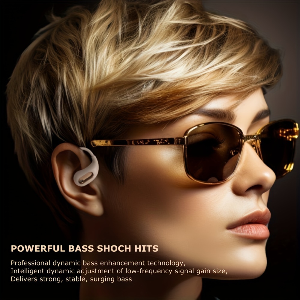 open ear headphones wireless 5 4 ows earphone noise cancelling running sport wireless headphones with hd mic hifi stereo wireless headset details 0