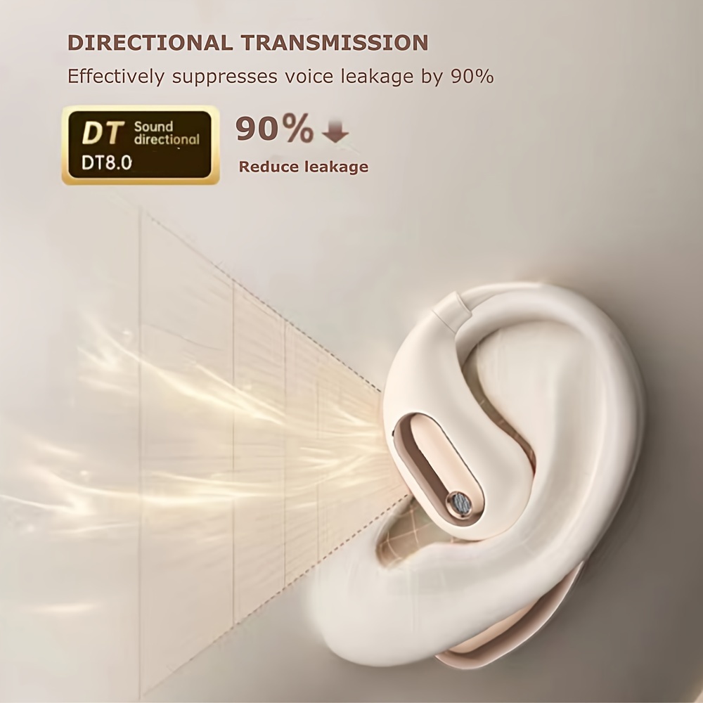 open ear headphones wireless 5 4 ows earphone noise cancelling running sport wireless headphones with hd mic hifi stereo wireless headset details 7
