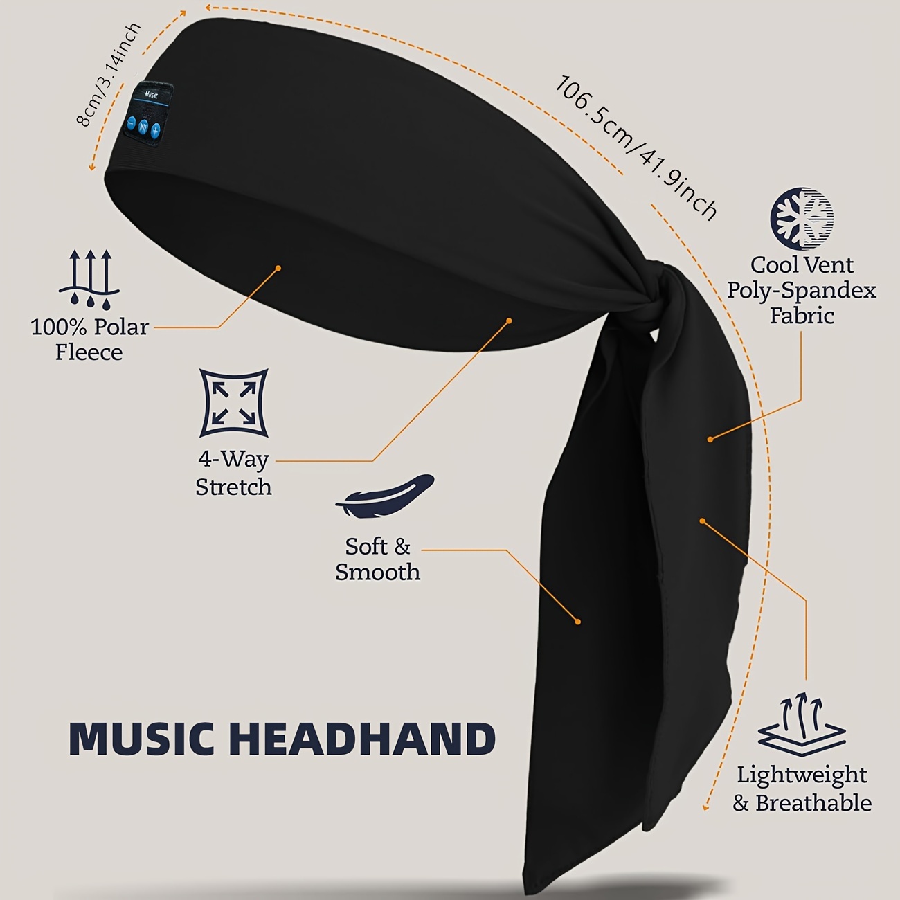 new eye mask bt wireless music headband for men and women suitable for running exercising sleeping meditation exercising traveling and plane litghting details 1