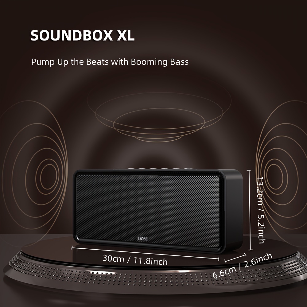 wireless bt 5 0 speaker xl powerful 32w stereo bass subwoofer box tws wireless stereo pairing home loud speakers details 1