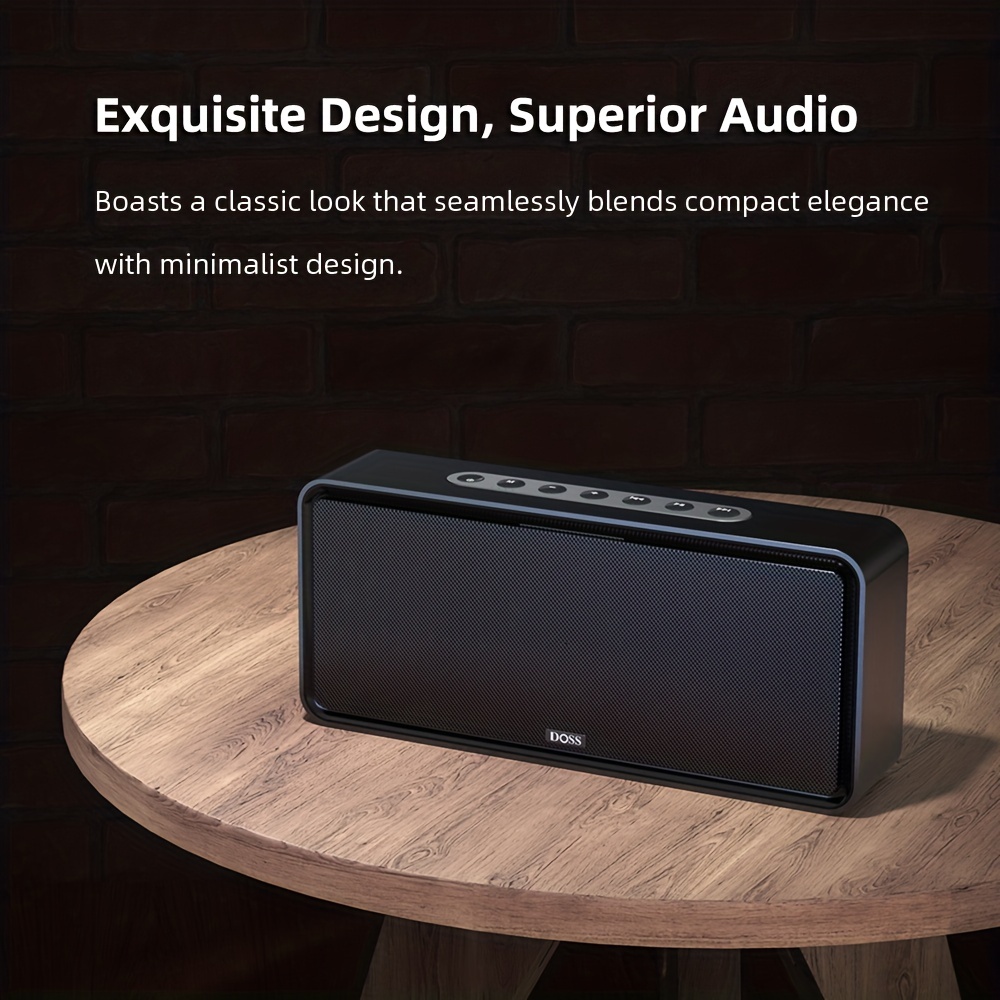 wireless bt 5 0 speaker xl powerful 32w stereo bass subwoofer box tws wireless stereo pairing home loud speakers details 6