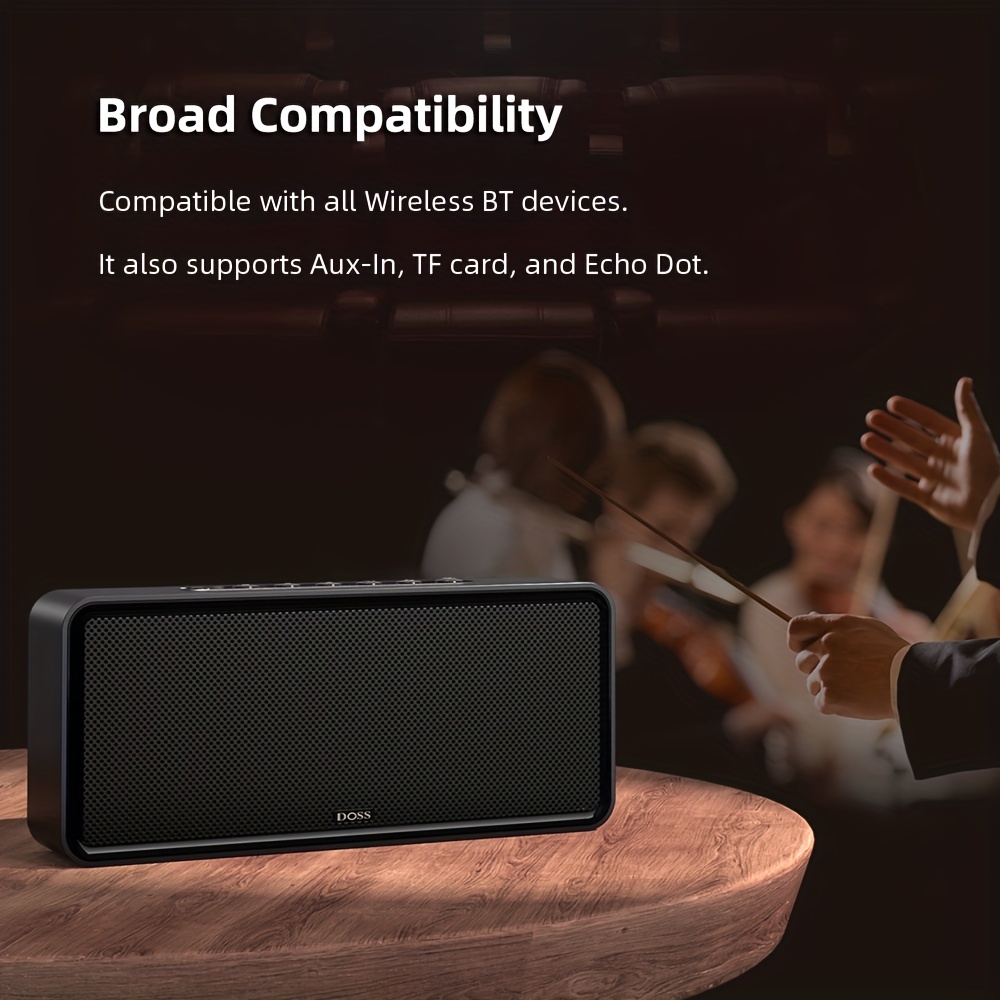wireless bt 5 0 speaker xl powerful 32w stereo bass subwoofer box tws wireless stereo pairing home loud speakers details 7