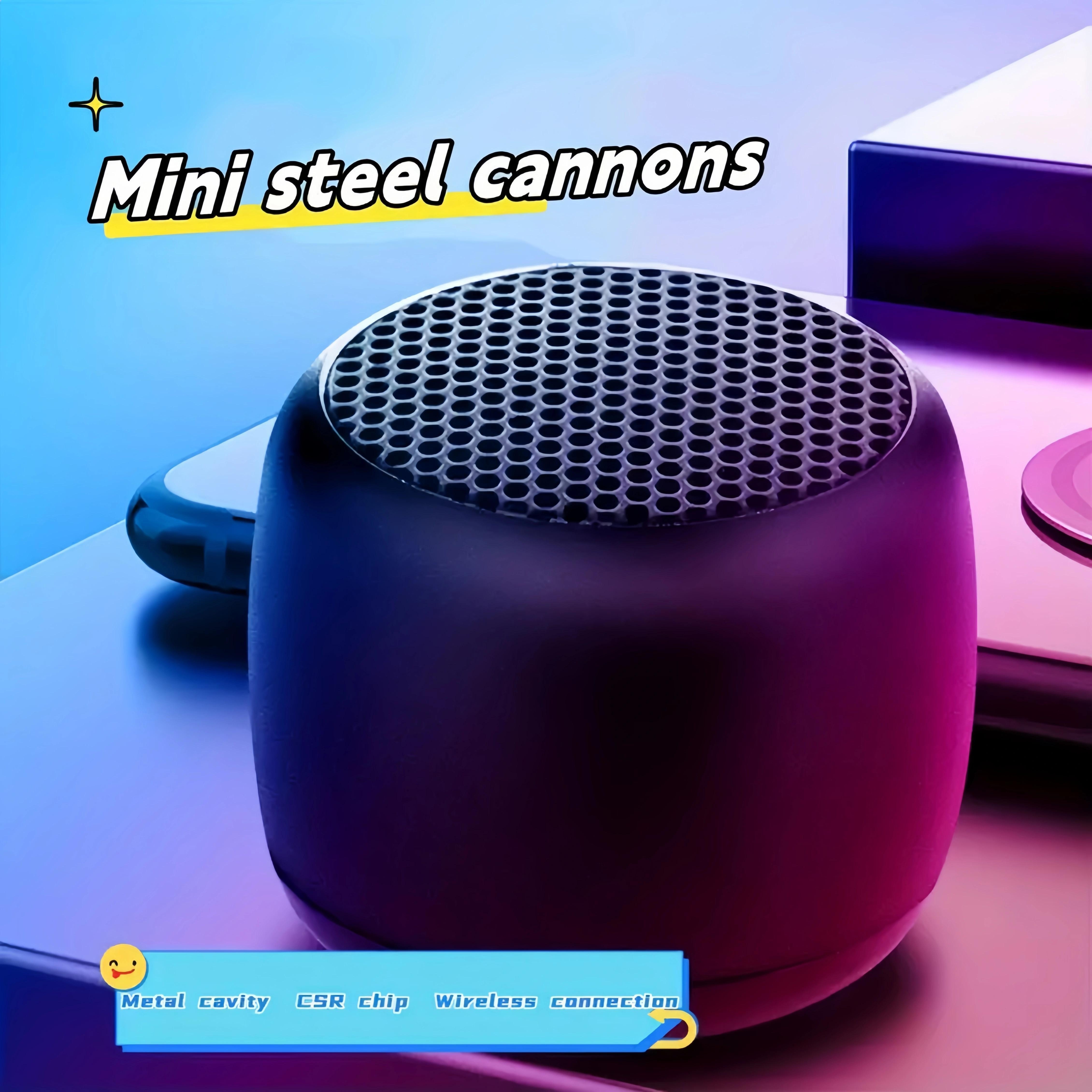 Portable Music Player Mini M1 Speaker Wireless Speaker With Subwoofer, Sports Sound Box, Small Steel Cannon, Speaker For Any Smartphone details 0