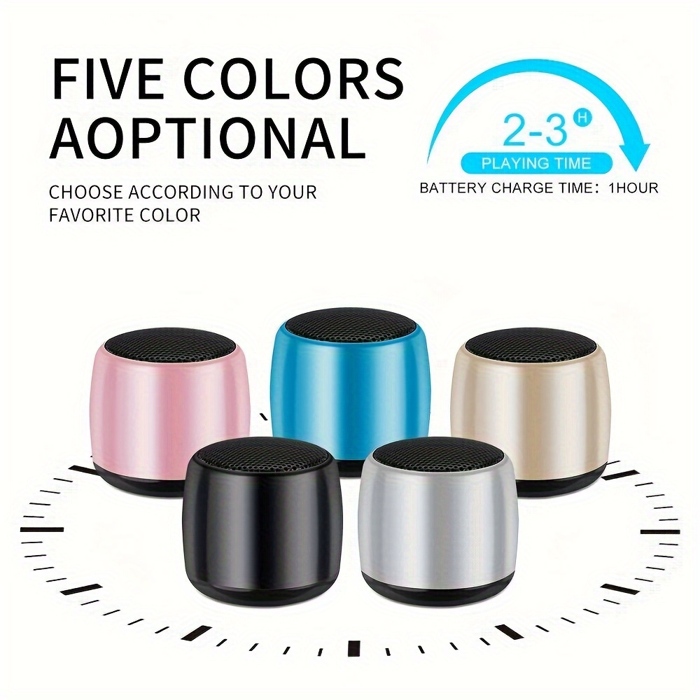 Portable Music Player Mini M1 Speaker Wireless Speaker With Subwoofer, Sports Sound Box, Small Steel Cannon, Speaker For Any Smartphone details 4