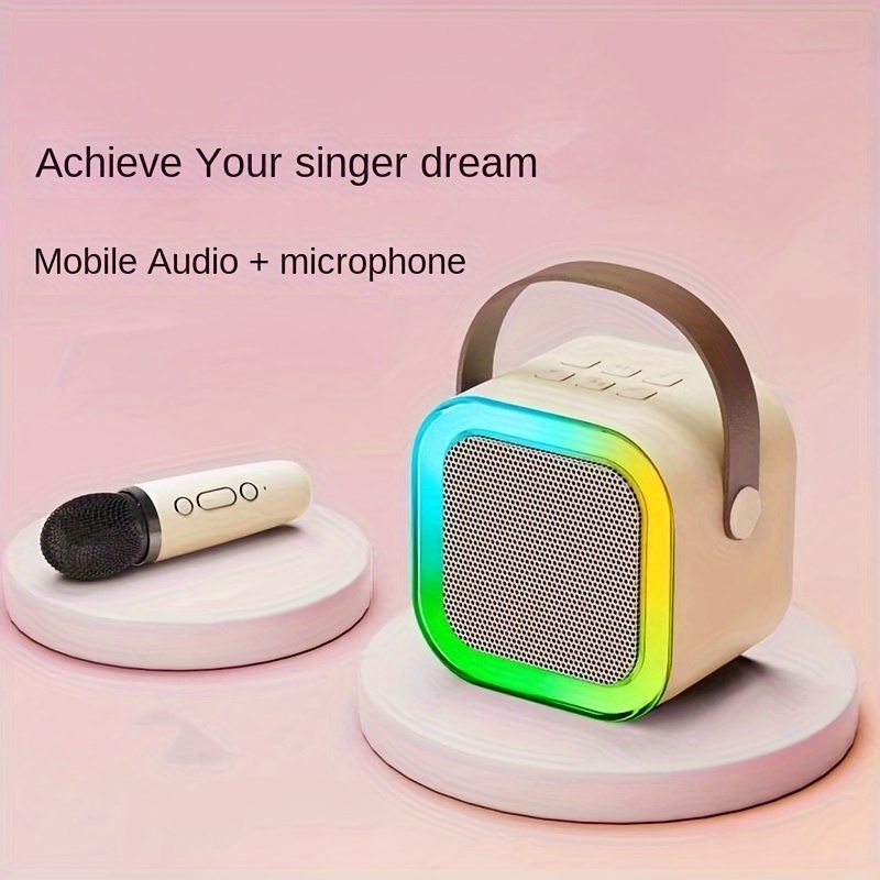 Wireless Microphone, KTV Sound System, Mini Handheld Microphone, Singing And Song Ordering All-in-one Machine, Home KTV Wireless Speaker Set details 8