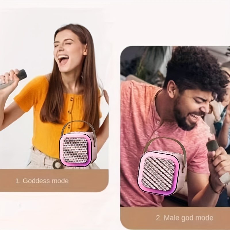 Wireless Microphone, KTV Sound System, Mini Handheld Microphone, Singing And Song Ordering All-in-one Machine, Home KTV Wireless Speaker Set details 10