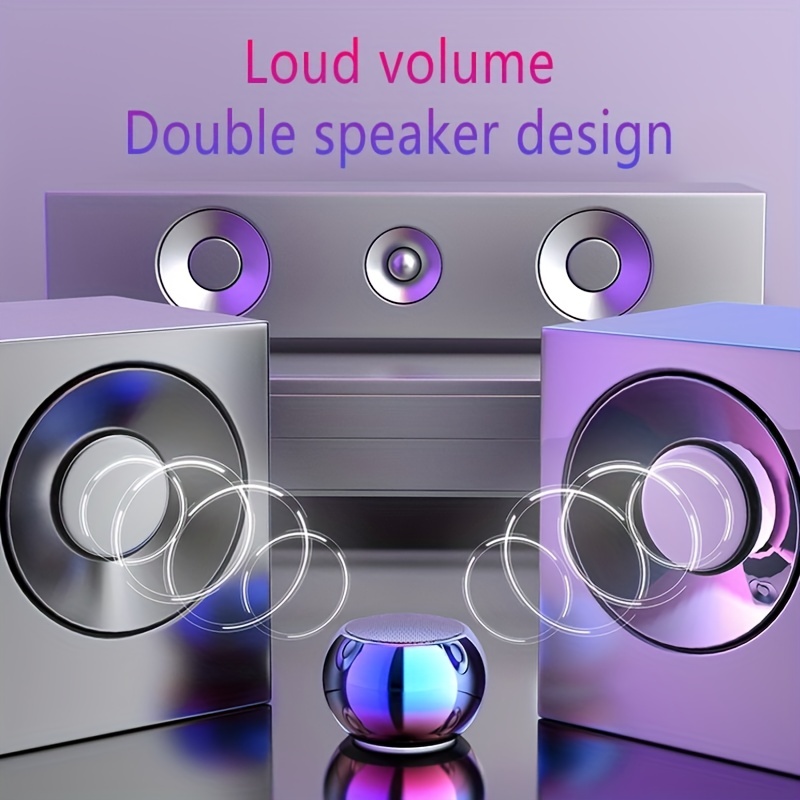 small steel cannon portable music player mini wireless speaker with subwoofer for sound details 5