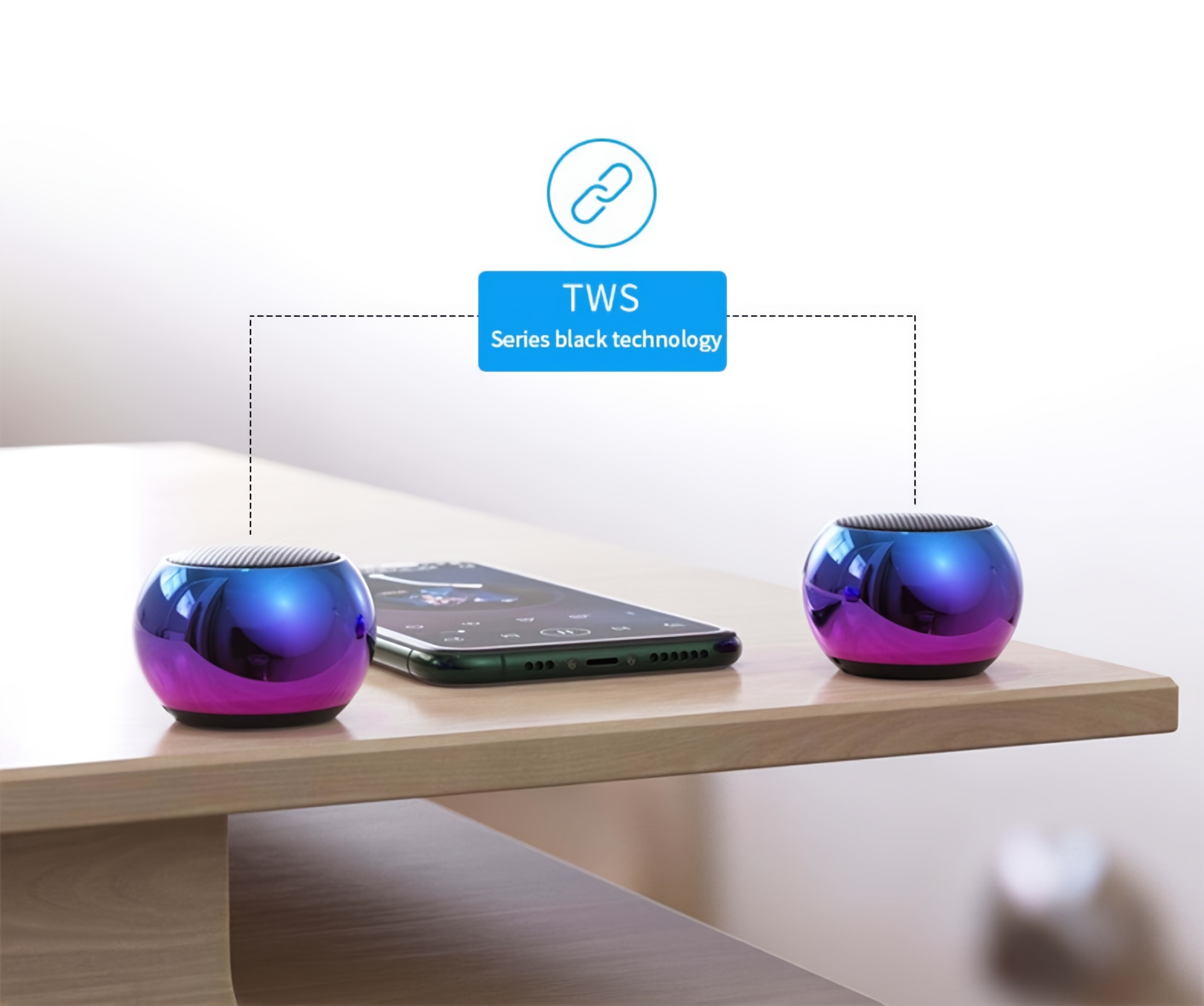 small steel cannon portable music player mini wireless speaker with subwoofer for sound details 9