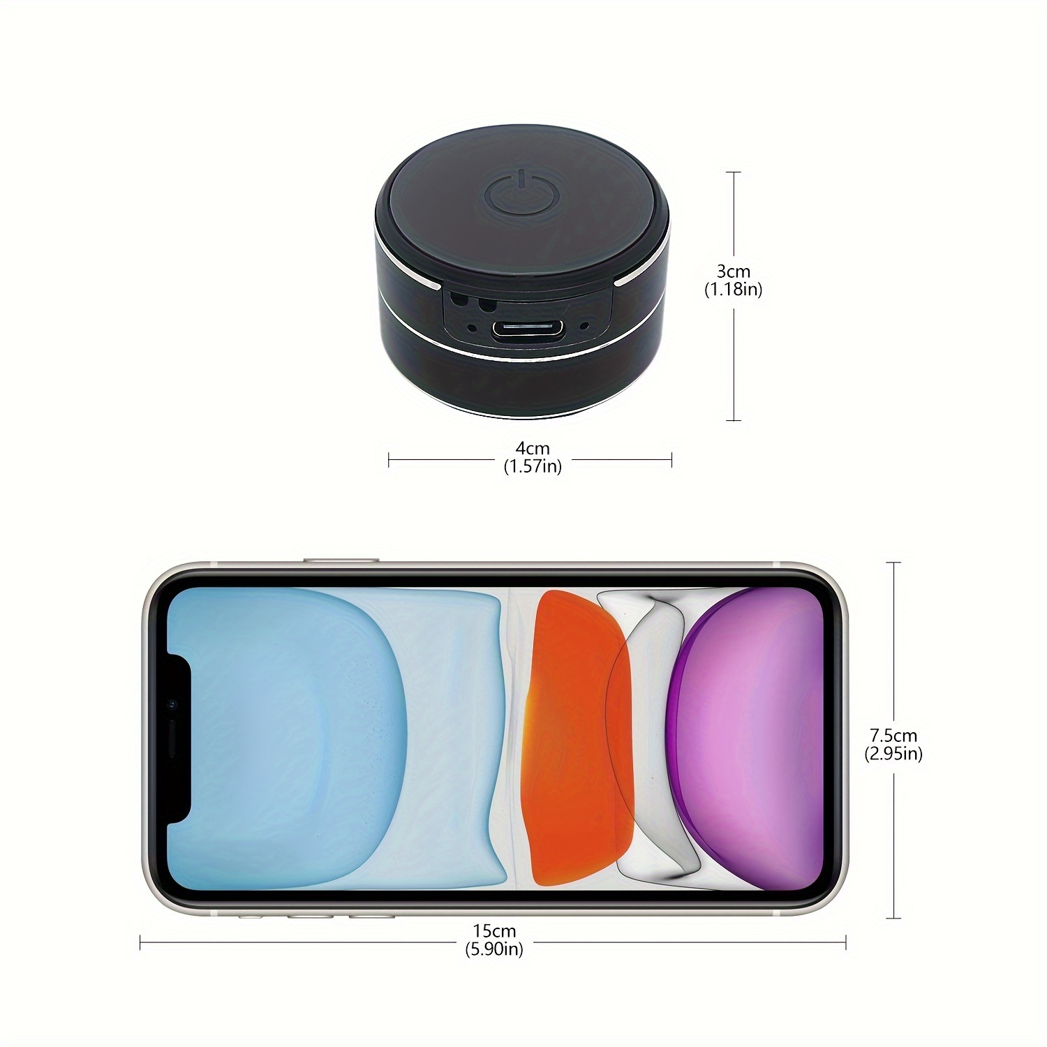 Wireless Mini Speaker Portable Wireless Speaker Stereo Bass Sound Creative Portable Speaker Mini Size Music Player For Home, Outdoor, Travel details 2