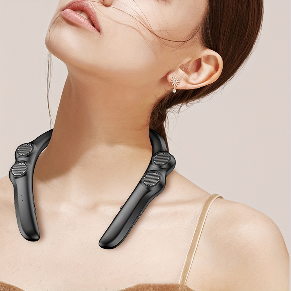 Neck Mount 4 Speakers, Portable Wireless Neck Speaker, Outdoor, Sports Cycling Mini Subwoofer Sound details 3