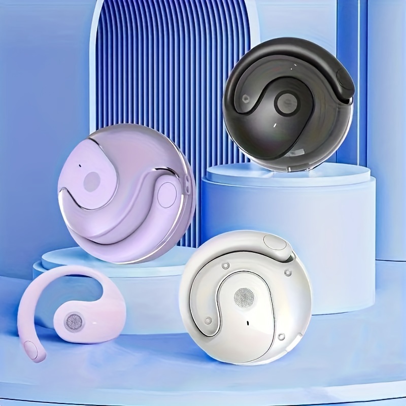 new open headphones no ear swelling or pain tws wireless earphones sports running cycling calling listening to music perfect gift for men women details 1