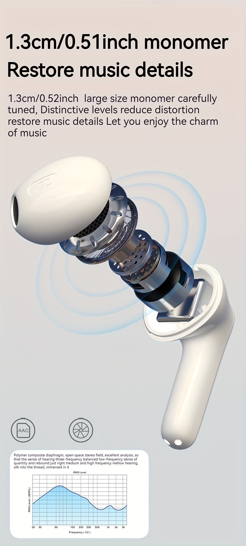 new wireless earphones ultra long waterproof sports game stereo in ear universal earbuds details 13